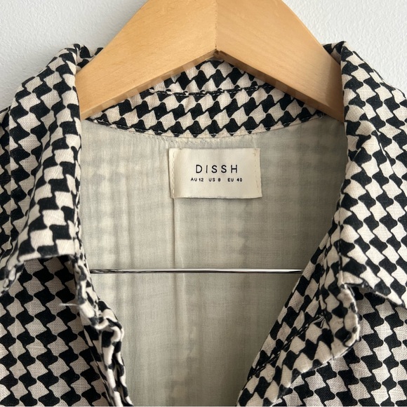 Dissh Gaia Houndstooth Shirt Dress - Picture 4 of 12